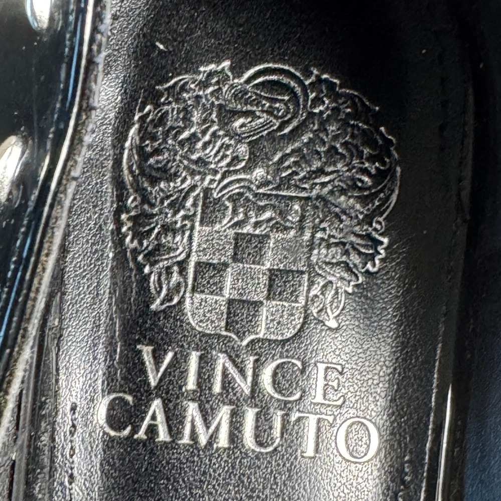 Vince Camuto Bibelle Patent Leather‎ Pointed Toe Studded Loafer Women's Size 8M - Picture 5 of 7
